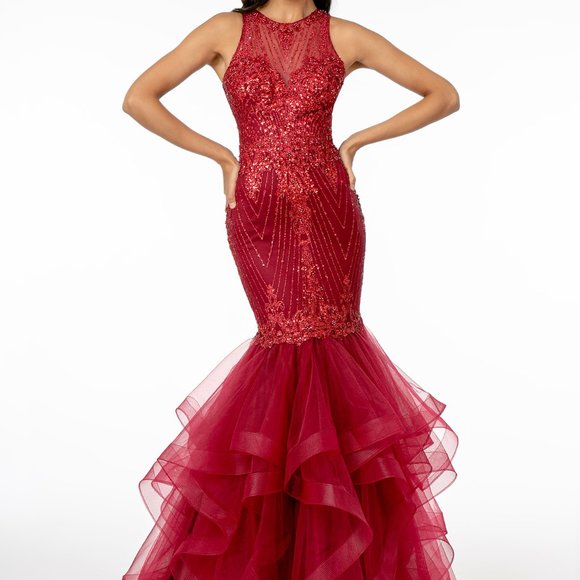 Scoop Neck Sleeveless Long Dress - GSGL1822